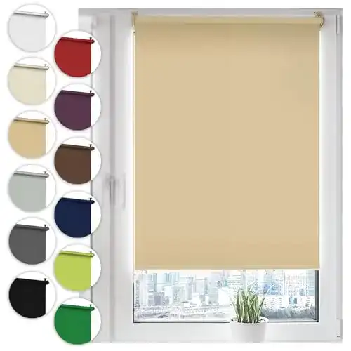 Verdunkelungsrollo Sonello Klemmfix ohne Bohren 30 x 130 cm