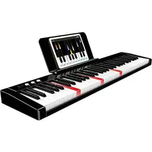 Keyboard mit Leuchttasten Terence Piano 61 Tasten für Einsteiger