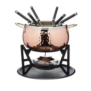 Schokofondue Artesa Fondue-Set mit 6 Gabeln und Schale