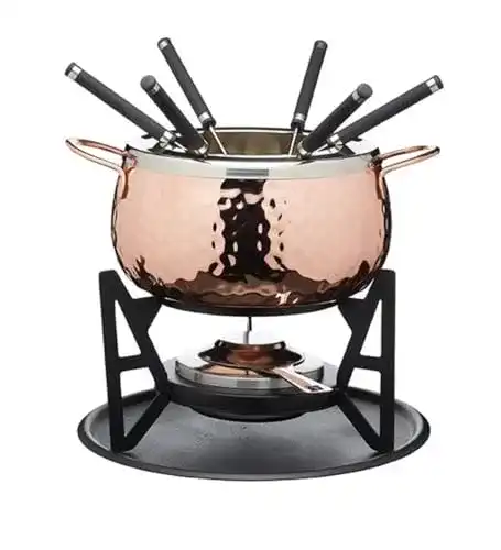 Schokofondue Artesa Fondue-Set mit 6 Gabeln und Schale