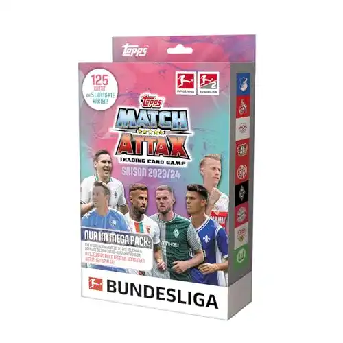 Fußballkarten Match Attax Topps Bundesliga 2023/2024 Mega Pack
