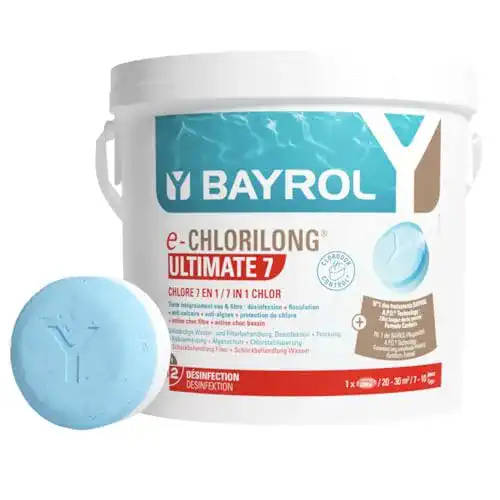 Chlortabletten für Pools Bayrol e-Chlorilong Ultimate7 4,8 kg