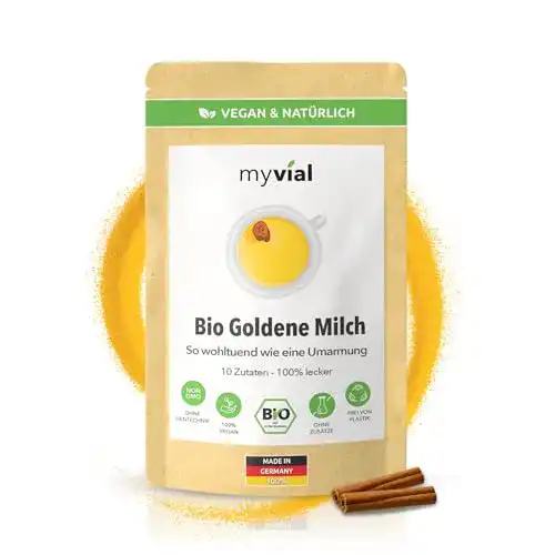 Myvial Bio Goldene Milch Gewürzmischung 100g vegan und ohne Zusätze