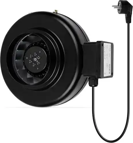 Rohrventilator neverest RV-B 100 mm für Lüftungssysteme