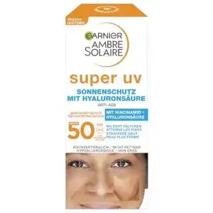 Garnier Sonnencreme Gesicht 50 mit Anti-Aging und Lichtschutzfaktor