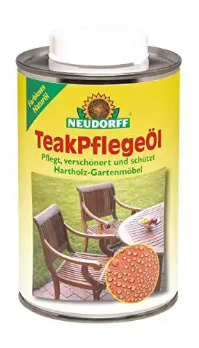 Neudorff Teaköl TeakPflegeÖl 500 ml zur Pflege von Teakholz