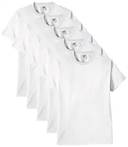 Weißes Herren T-Shirt von Fruit of the Loom im Regular Fit