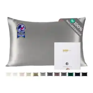 Seiden-Kopfkissenbezug ZIMASILK aus 100% Maulbeerseide