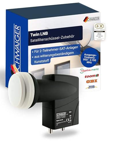 Twin-LNB Schwaiger 289 Low Noise Blockconverter für Satellitenempfang
