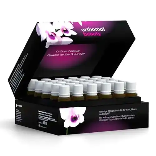 Kollagen-Trinkampullen von Orthomol für Haut und Bindegewebe