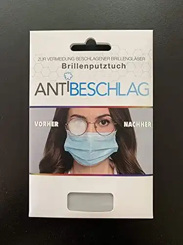 Antibeschlag Mikrofaser Brillenputztuch von WETZLICH