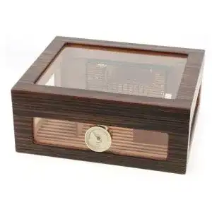 Zigarren-Humidor Adorini Treviso Deluxe aus Ebenholz