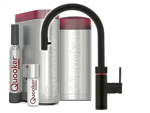 Quooker COMBI+ & CUBE Flex BLK (Schwarz) mit Cube-Filter