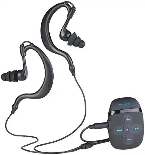 Wasserdichter MP3-Player Auvisio DMP-450.x8 mit 8 GB Speicher und IPX8