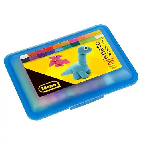 Knete Idena 68125 – Box mit 20 bunten Knetstangen