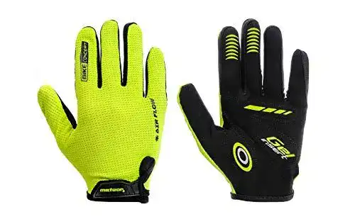 Fahrradhandschuhe Meteor FXJ20 Gel für Kinder in auffälligen Farben