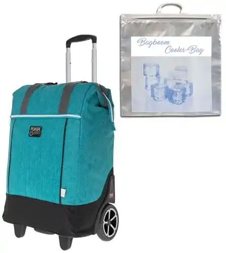 Punta Einkaufstrolley mit Thermotasche und großen Rädern