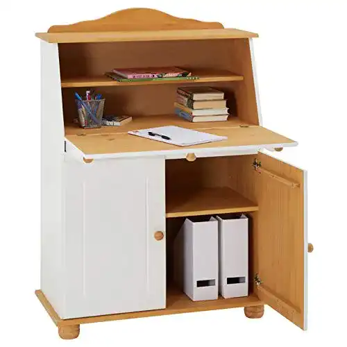 Sekretär Idimex Schreibtisch im Landhausstil mit Klappen und Kommode