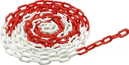 Absperrkette aus Kunststoff 5 m x 6 mm von Meister Connex