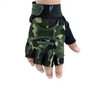 Fahrradhandschuhe für Kinder Long Keeper Halbfinger für Jungen und Mädchen