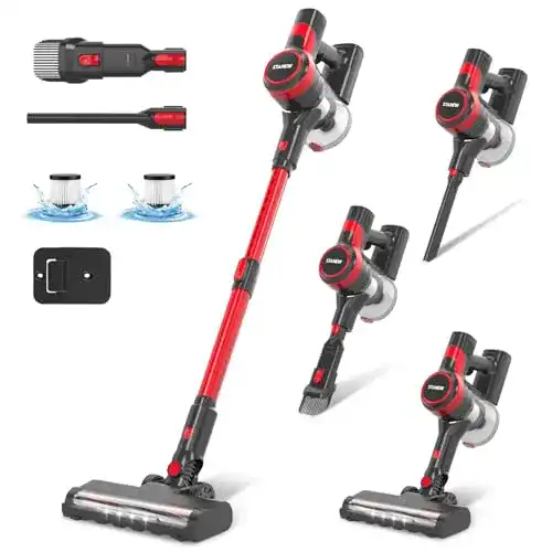 Akku Staubsauger Stanew 4 in 1 Leichter Handstaubsauger mit 40 Min Laufzeit