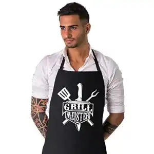 Grillschürze Elani für Männer Hochwertige Baumwolle und Funktionalität