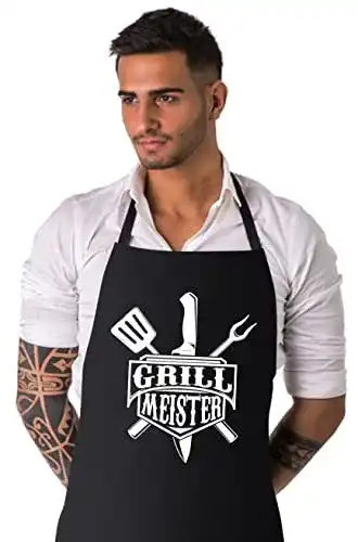 Grillschürze Elani für Männer Hochwertige Baumwolle und Funktionalität