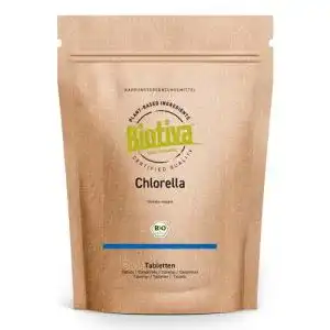 Bio-Chlorella Biotiva Tabletten – 1000 Presslinge à 500mg