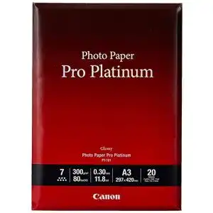 Canon Fotopapier A3 PT-101 Pro Platinum 20 Blatt