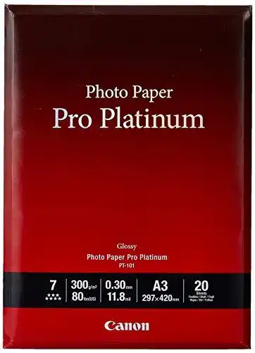 Canon Fotopapier A3 PT-101 Pro Platinum 20 Blatt