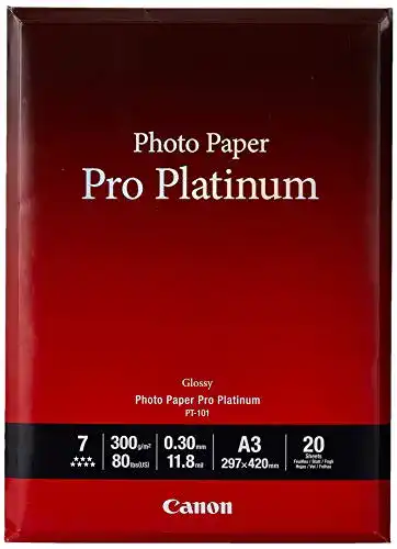 Canon Fotopapier A3 PT-101 Pro Platinum 20 Blatt