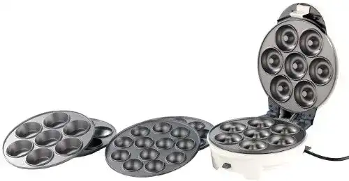 Donut Maker von Rosenstein & Söhne: 3in1 für Donuts, Cupcakes und Cakepops