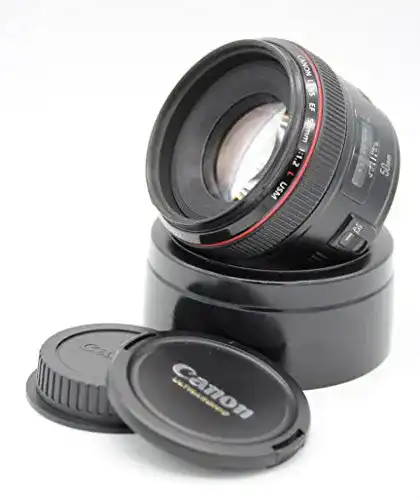Canon EF 50mm F1.2L USM Objektiv mit 72mm Filtergewinde