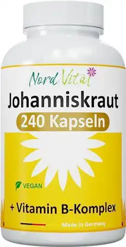 Johanniskraut Extrakt 5000 mg Tagesdosis 240 Kapseln