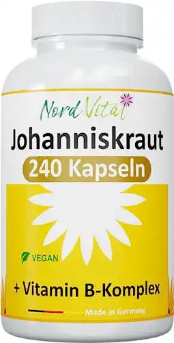 Johanniskraut Extrakt 5000 mg Tagesdosis 240 Kapseln