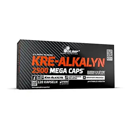 Kre-Alkalyn Olimp 2500 Mega Caps 120 Kapseln im Vergleich