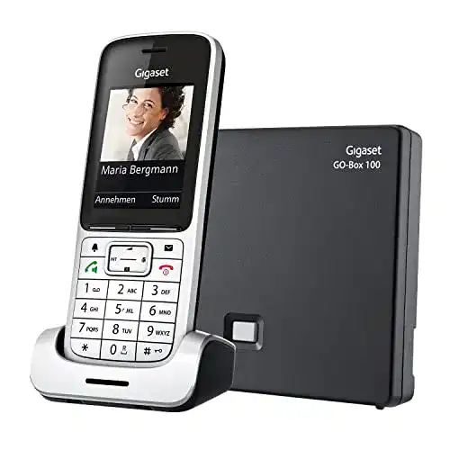IP-Telefon Gigaset SL450A GO – Schnurloses Analog- und VoIP-DECT-Telefon
