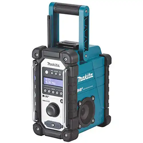 Baustellenradio Makita DMR110 Akku 7,2 V bis 18 V mit DAB+