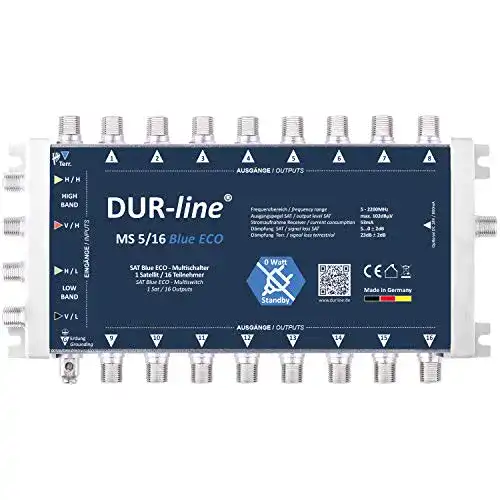 Dur-Line MS 5/16 Blue Eco Multischalter für bis zu 16 Teilnehmer