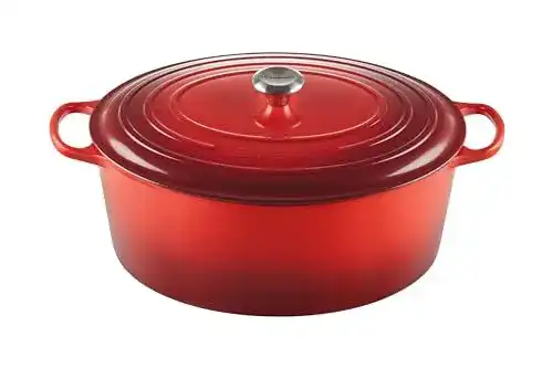 Le Creuset Signature Gusseisen-Bräter mit Deckel, Ø 40 cm