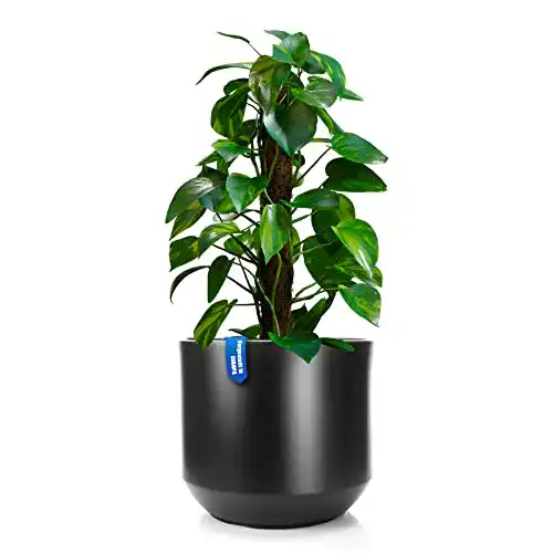 BigDean Blumentopf 40 cm anthrazit mit herausnehmbarem Innentopf