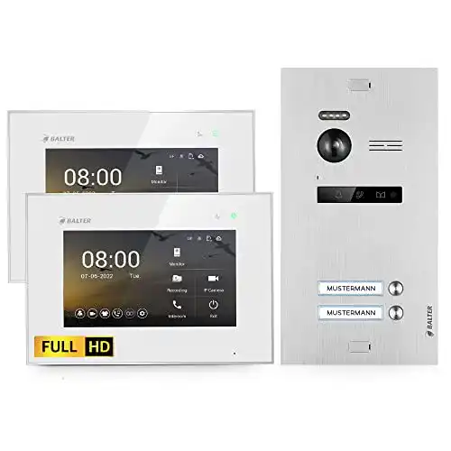 Video-Türsprechanlage für 3-Familienhaus Balter EVO-HD