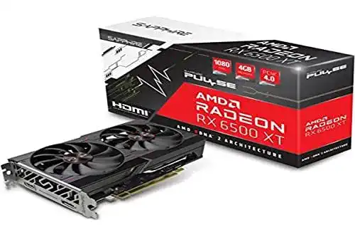 Grafikkarte Sapphire RX 6500 XT 4GB GDDR6 Gaming OC im Vergleich