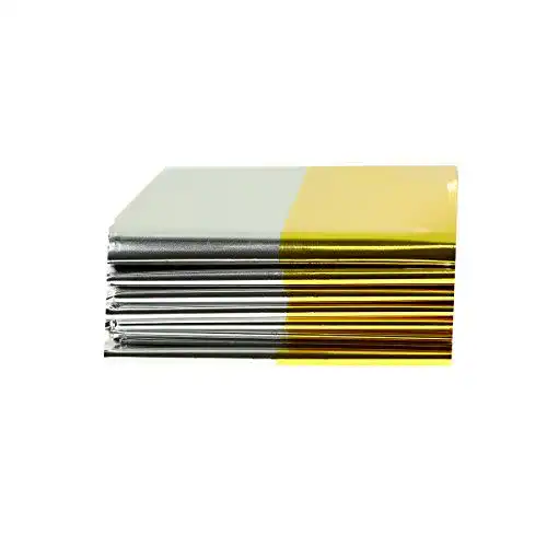 Rettungsdecke Gold-Silber-Folie 160 x 210 cm für Notfälle