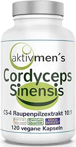 Cordyceps sinensis hochdosiert von aktivmen’s – geprüftes Nahrungsergänzungsmittel