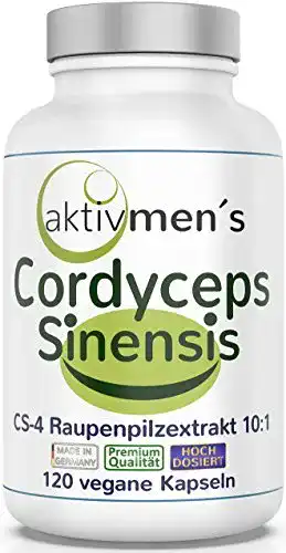 Cordyceps sinensis hochdosiert von aktivmen’s – geprüftes Nahrungsergänzungsmittel