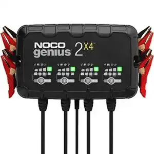 Erhaltungsladegerät NOCO Genius2X4 mit 8A für 4 Batterien, 6V/12V