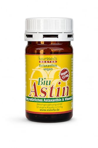 Astaxanthin 12 mg von Biuastin – vegan – 50 Kapseln