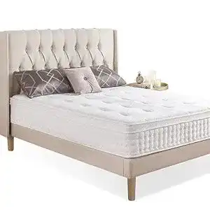 Matratze 180×200 H4 Zinus Eurotop Schaum mit Taschenfedern