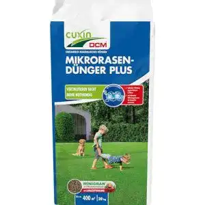Cuxin DCM Mikrorasen-Dünger Plus – Langzeit Rasendünger 20 kg